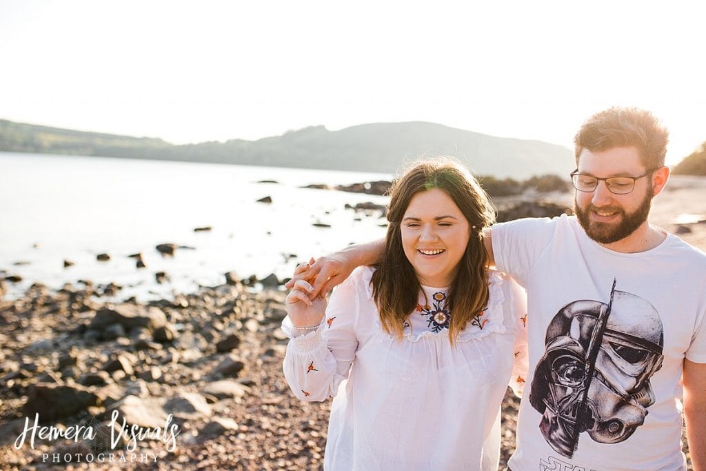 sunset kippford dumfries couple