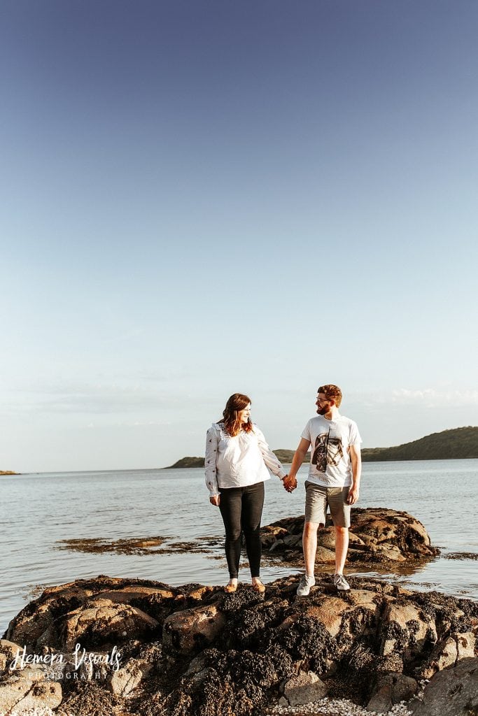 kippford dumfries scotland engagement shoot