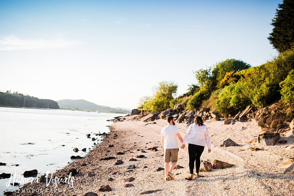 kippford dumfries sunset engagement photgraphy