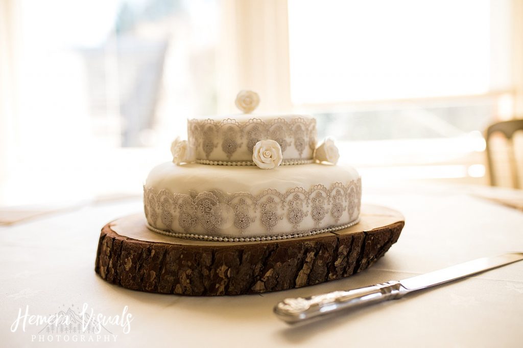 Threave gardens wedding cake lace roses dumfries