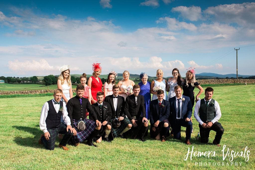 Farm Marquee wedding Dumfries Scotland