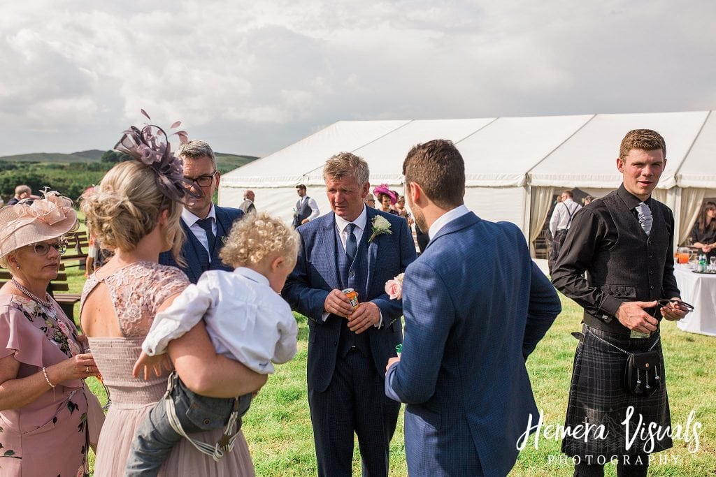 Farm Marquee wedding Dumfries Scotland