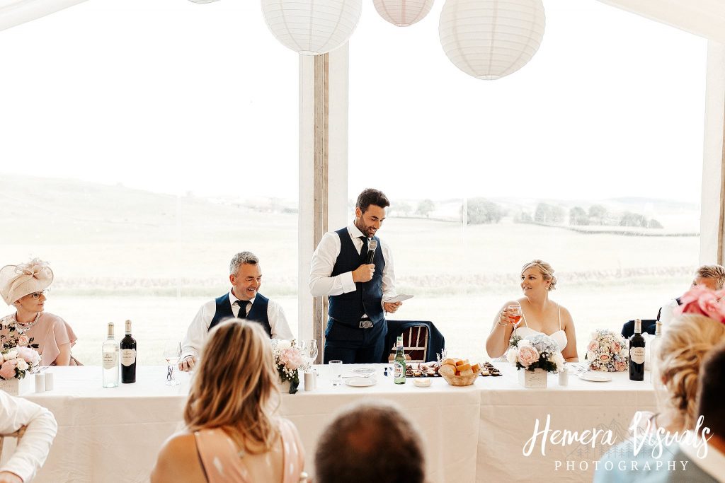 Farm Marquee wedding Dumfries Scotland