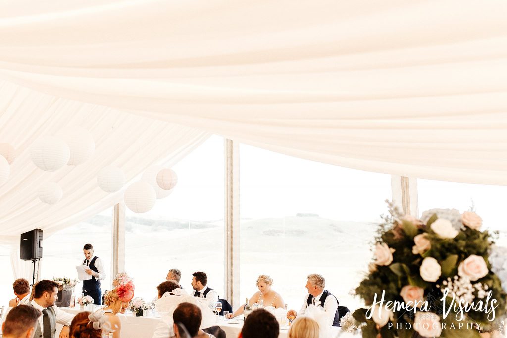 Farm Marquee wedding Dumfries Scotland